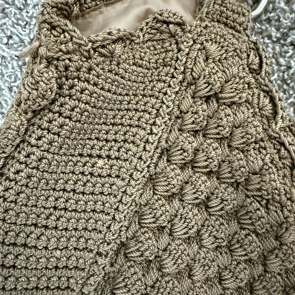 The Sak Brown/muted olive Crochet Women Bag - Picture 3 of 7
